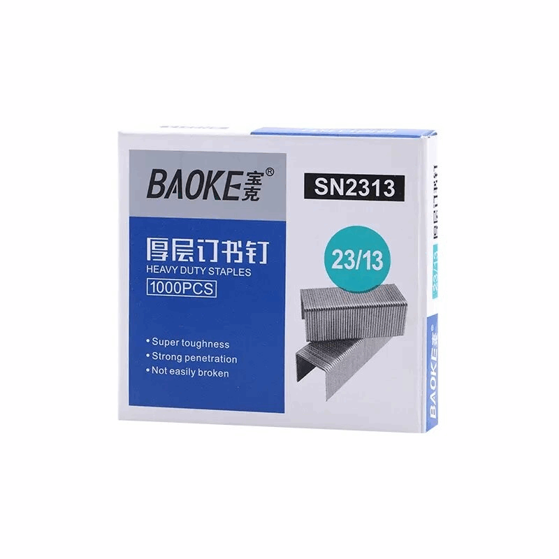 Скоби №23/13, 1000 шт, Baoke (SN2313)